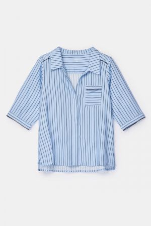 261-10-XPS-W STREEPBLAUW/991